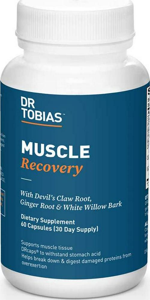 Dr. Tobias Muscle Recovery Supplement, Herbal Blend, 60 Capsules