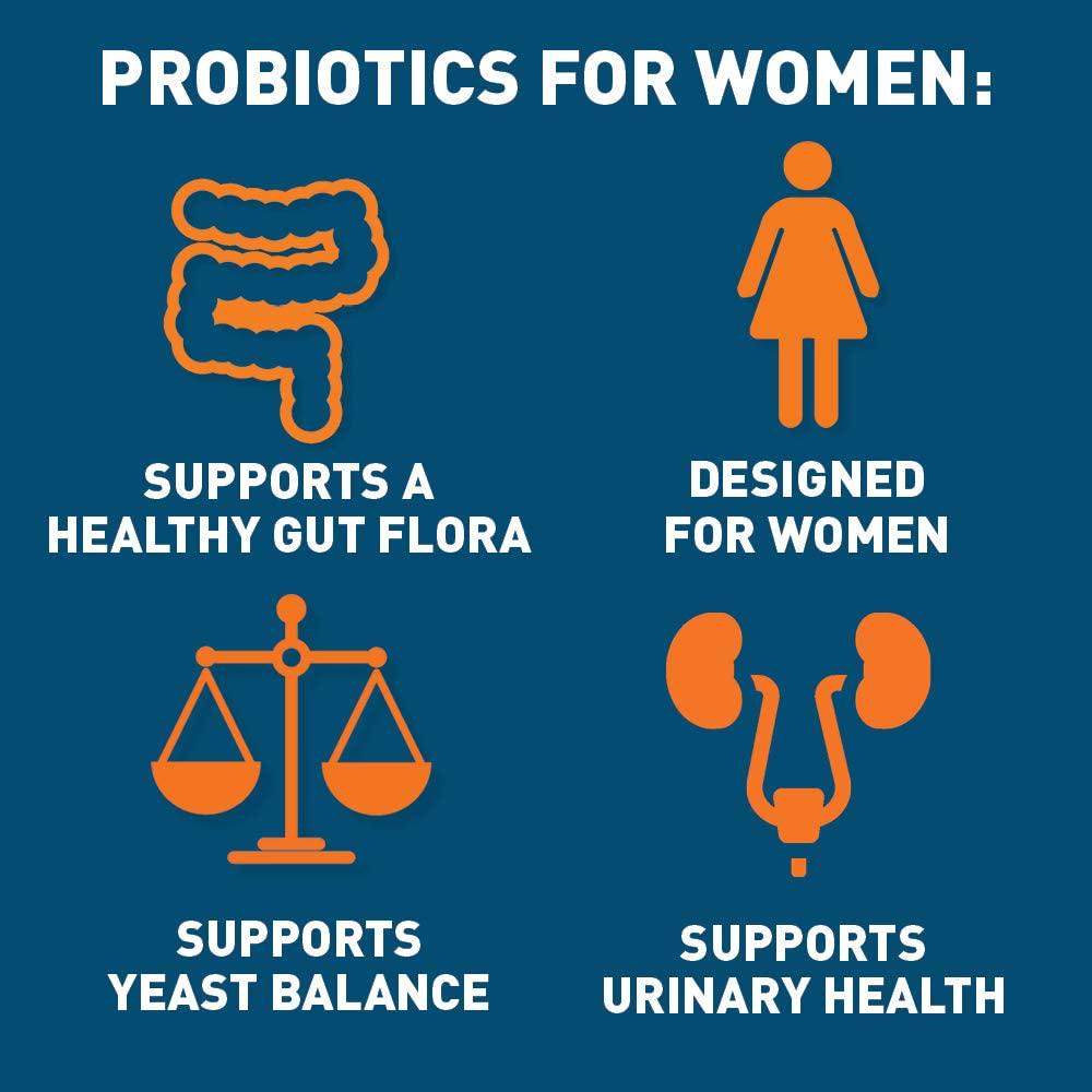 Dr Tobias Probiotics for Women - Deep Immune for Women - with Organic Cranberry Extract for Urinary Tract Support (60 Count)