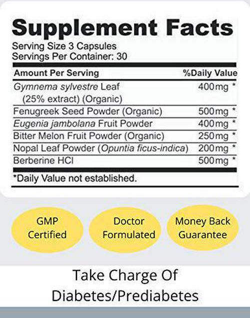 Dr. Z's - DiaHerbs - Herbs for Diabetes - Supports Healthy Glucose Levels Naturally - Special Blend of Five Herbs - 90 Count