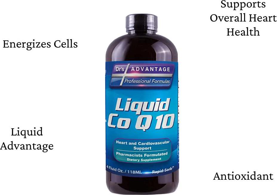 Dr's Advantage DA890 Liquid CoQ10, 4 oz.