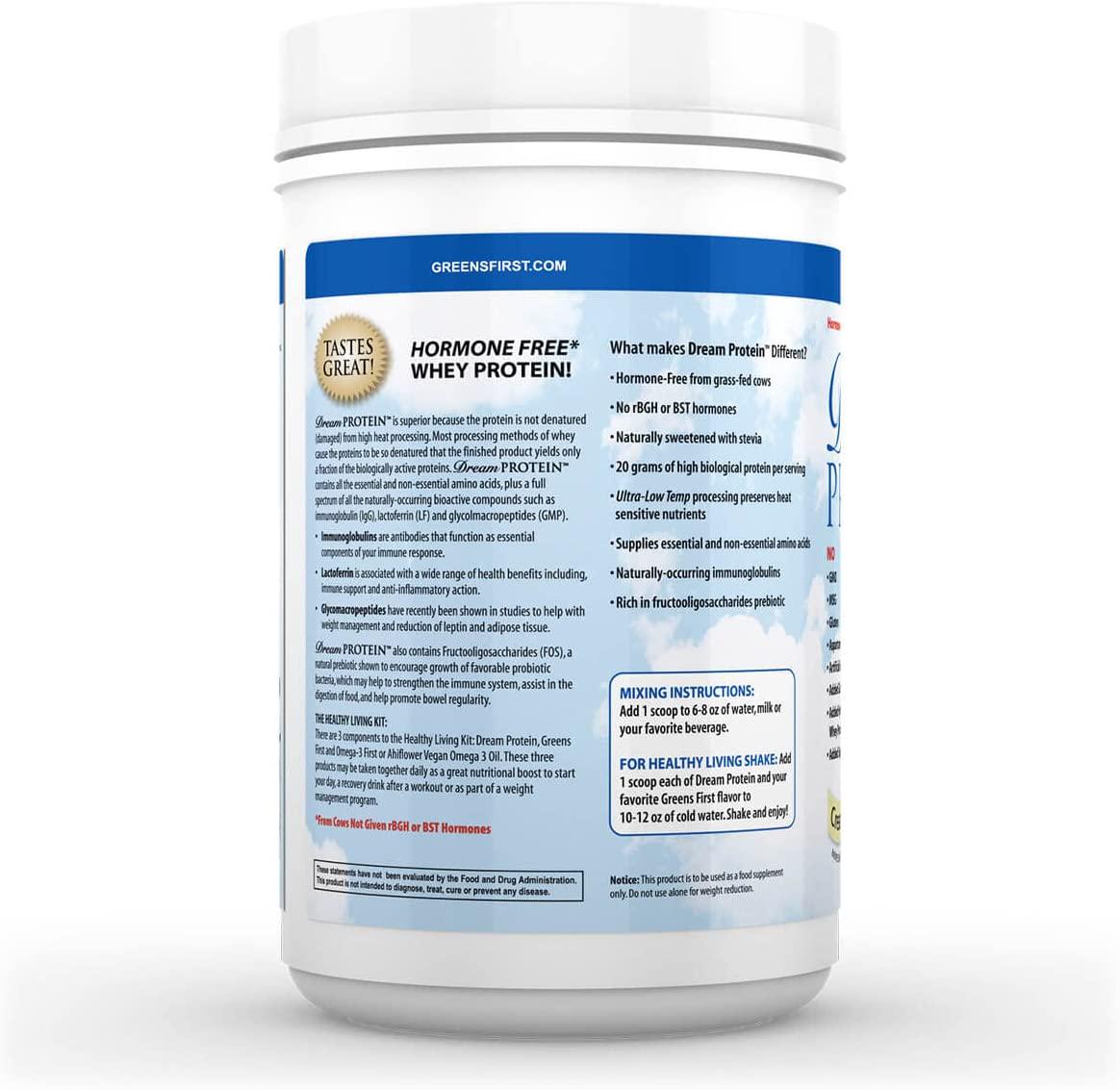 Dream Protein Whey Protein Powder, Creamy French Vanilla, 720 Gram