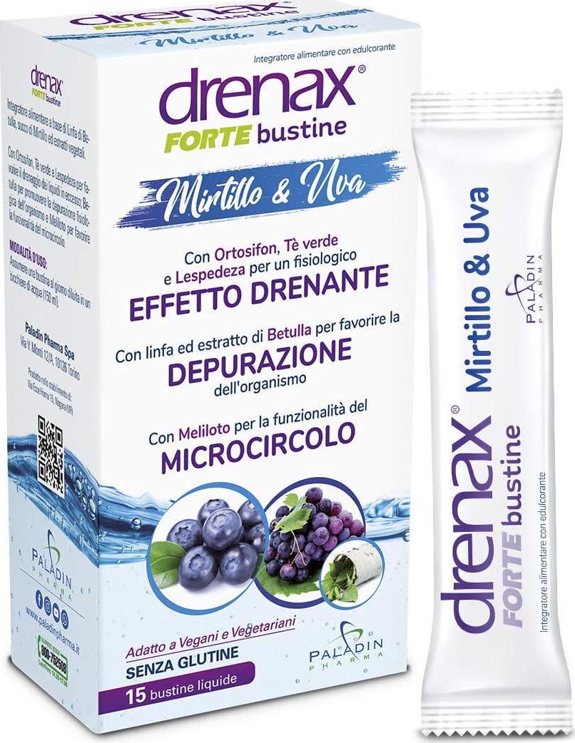 Drenax Food Supplement Draining in Sachets - 225 ml