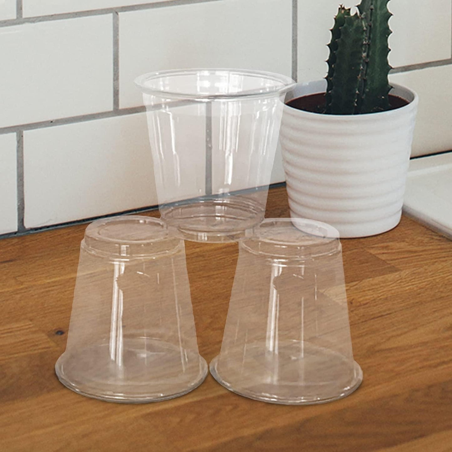 DrinkFit Plastic Cups - Clear Plastic Cups, Disposable Plastic Cups, BPA Free Clear Disposable Plastic Cups for Party, Medicine Cups, Jello Shots, Condiments and Dessert Cups (2500ct Case - 3.5oz)