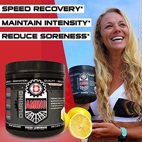 Driven Amino-BCAA Enhanced with Glutamine- Aids in Muscle Recovery, Increase Muscle Protein Synthesis, and Improve Lean Body Mass-Perfect 2:1:1 BCAA Ratio (Watermelon)