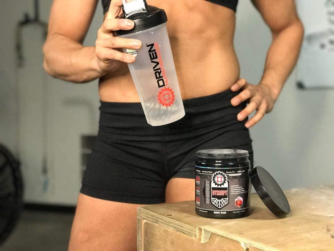 Driven DYSRUPT Pre-Workout Powder - BCAAs, Caffeine and Electrolytes - Low Carb/Sugar Free Energy Drink Supplement - Increases Fat Burning, Physical, and Mental Endurance for Focus and Building Muscle Mass