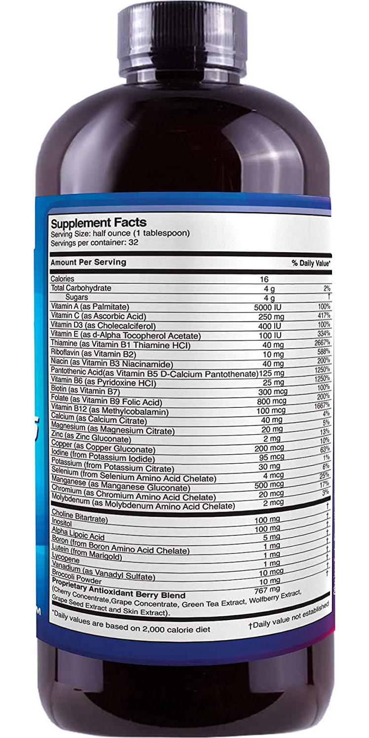Drs Advantage - Liquid Mega MultiVitamins and Minerals 16oz. [Health and Beauty]