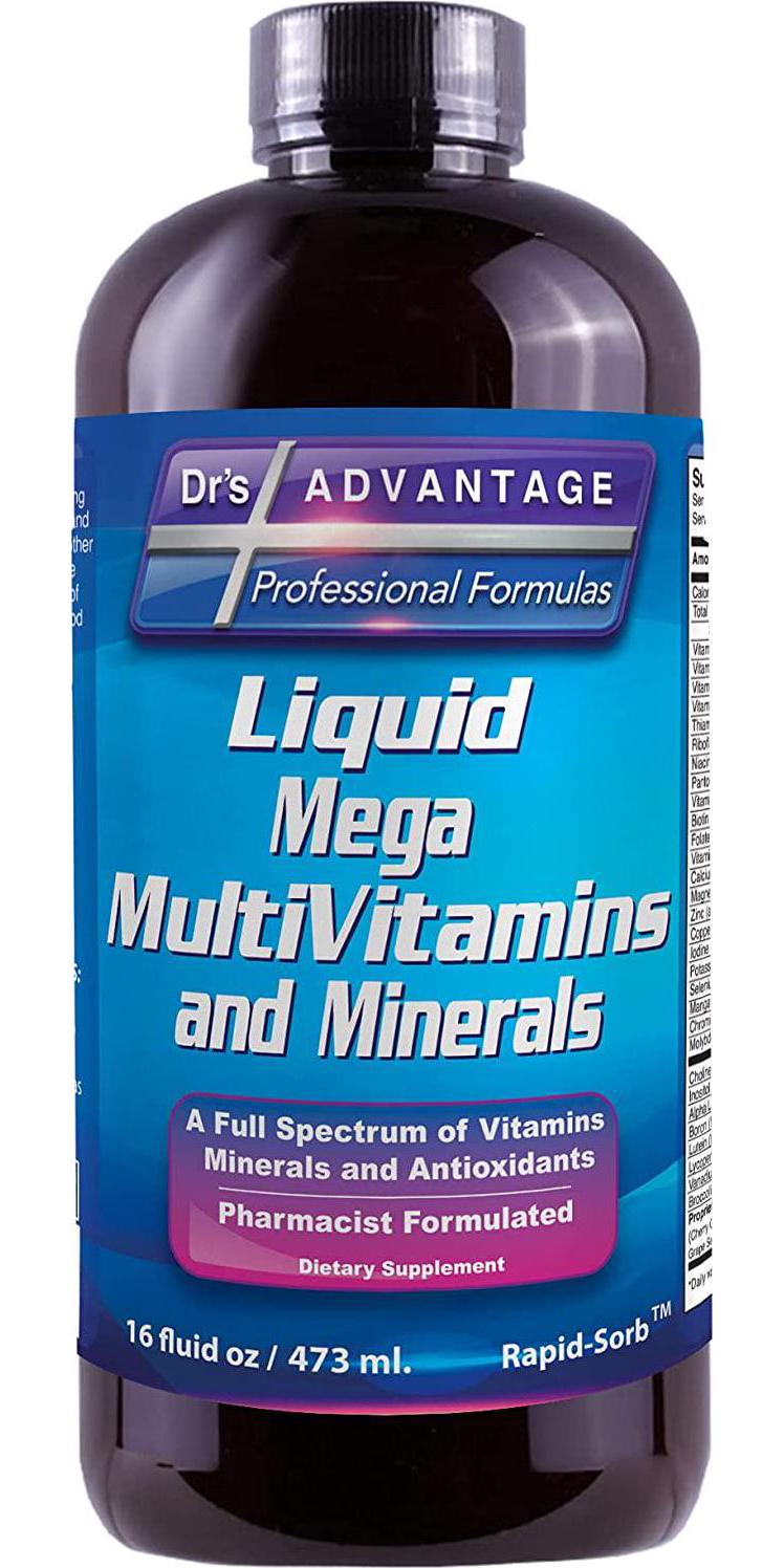 Drs Advantage - Liquid Mega MultiVitamins and Minerals 16oz. [Health and Beauty]