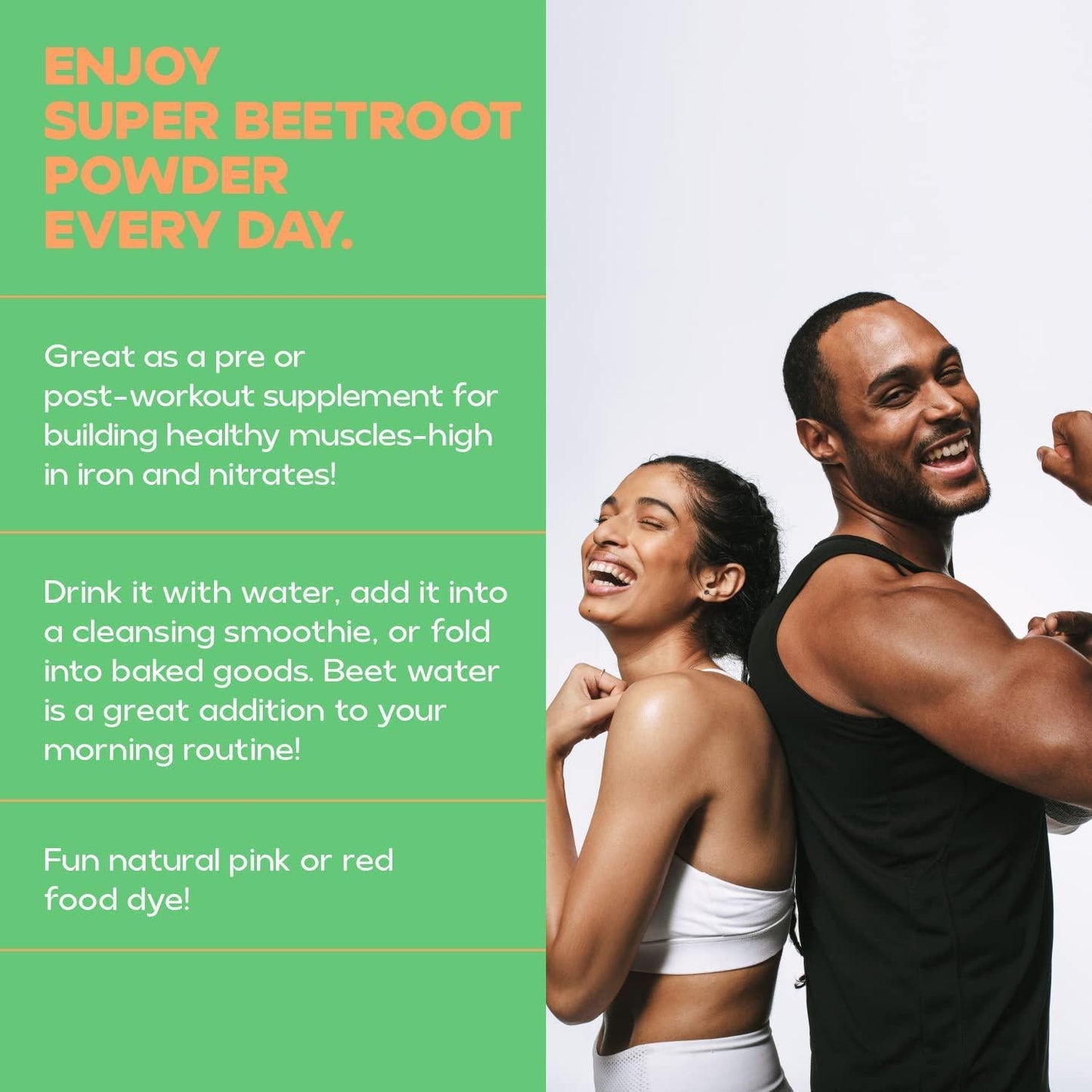 Drybox Organic Beetroot Powder, Pure Non-GMO Beets Superfood Supplement, Nitric Oxide Booster for Increase Energy and Stamina, Supports Healthy Blood Pressure and Circulation, 7 Ounces (200 Grams)