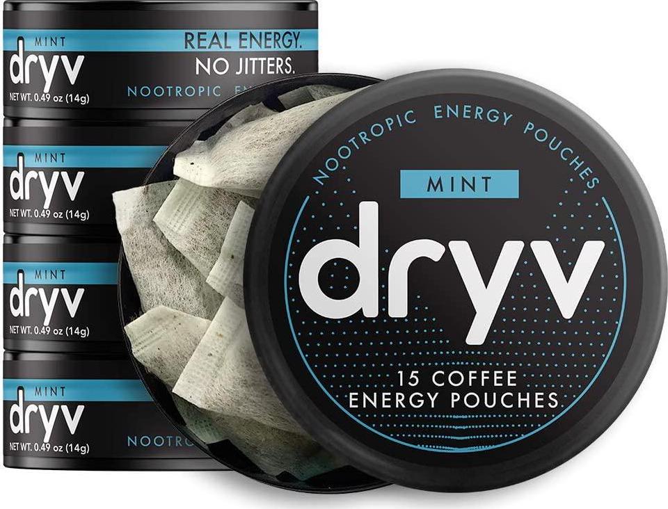 Dryv Energy Pouches - 5 Pack Mint Pouches