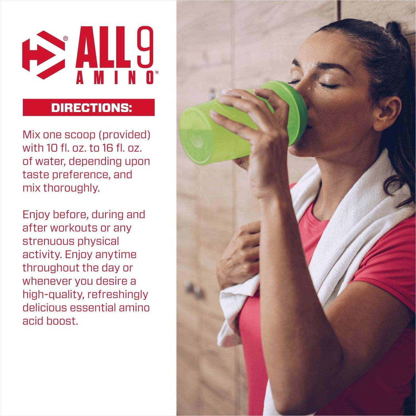 Dymatize All9 Amino with Full Spectrum BCAAs, 10g of Essential Amino Acids Per Serving For Optimal Muscle Protein Synthesis, Cola Lime Twist, 15.87 Oz