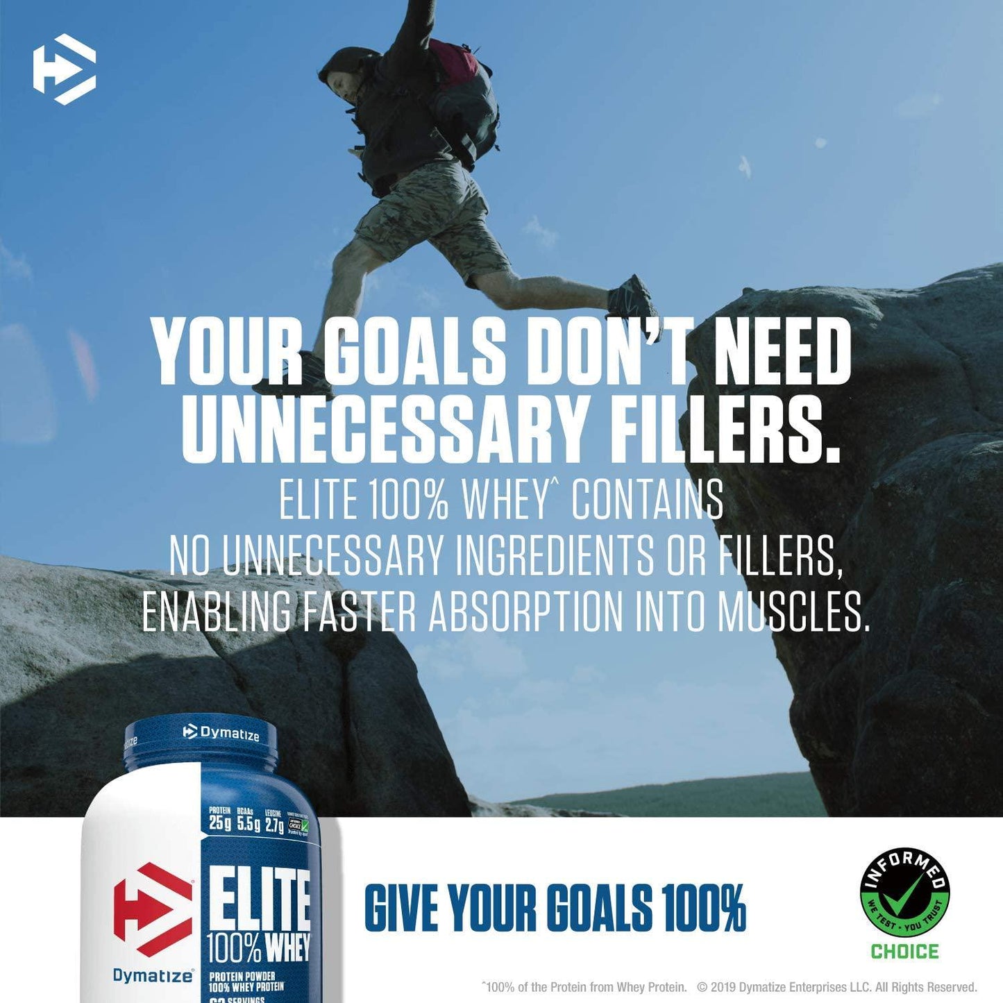 Dymatize Elite Whey Protein, Gourmet Vanilla - 2.3kg