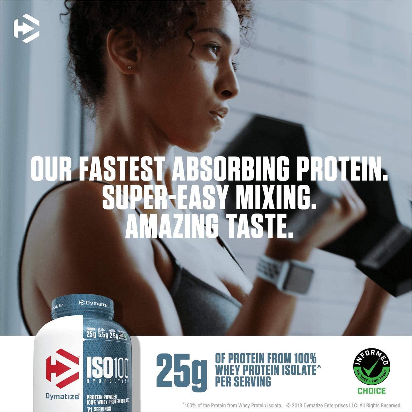 Dymatize ISO100 Hydrolyzed Protein Powder, 100% Whey Isolate Protein, 25g of Protein, 5.5g BCAAs, Gluten Free, Fast Absorbing, Easy Digesting, Fruity Pebbles, 5 Pound