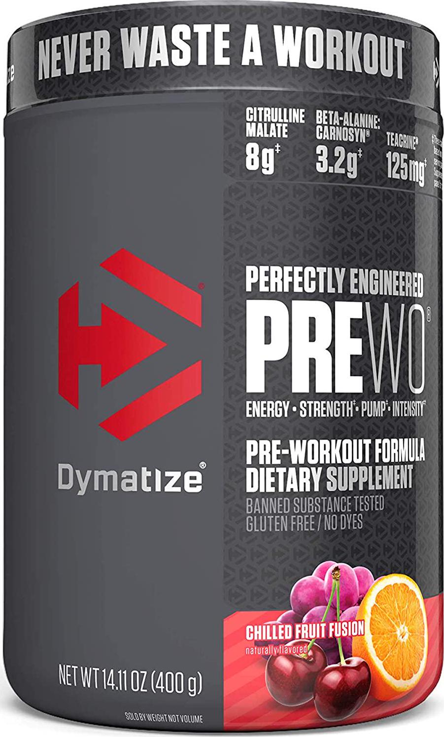 Dymatize Pre Workout - Chilled Fruit Fusion - 400g