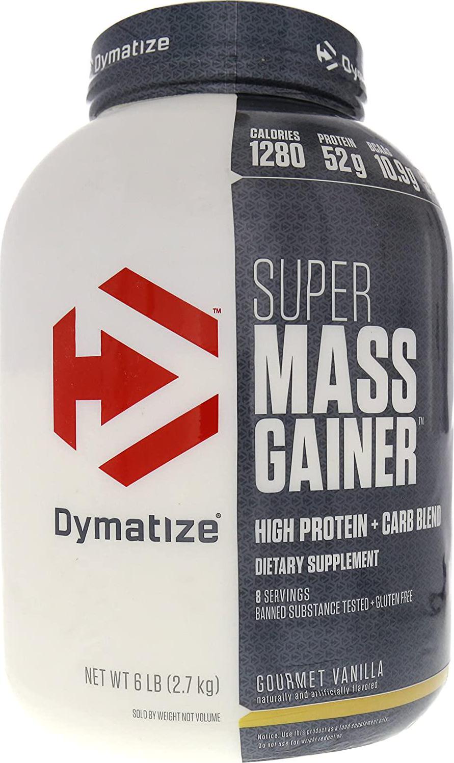 Dymatize Super Mass Gainer, Gourmet Vanilla, 6 Pound