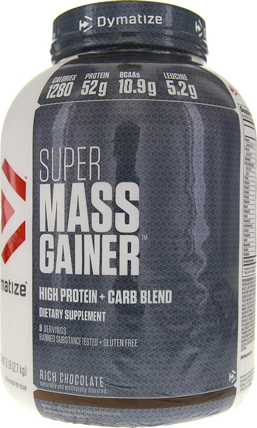 Dymatize Super Mass Gainer - Rich Chocolate - (6lb) 2.722kg, 2.7, Rich Chocolate, 2.7 kilograms
