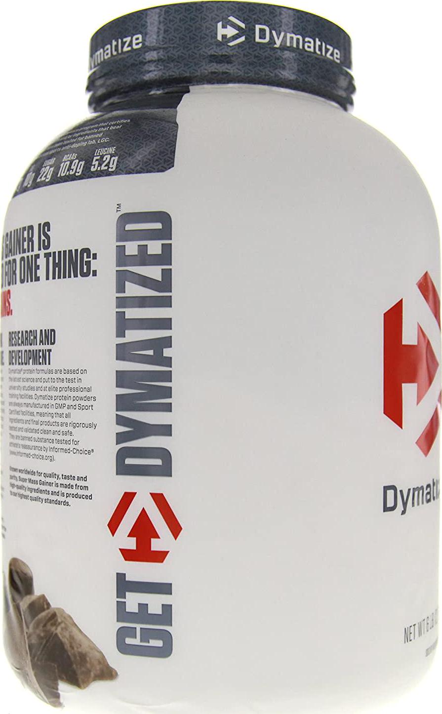 Dymatize Super Mass Gainer - Rich Chocolate - (6lb) 2.722kg, 2.7, Rich Chocolate, 2.7 kilograms