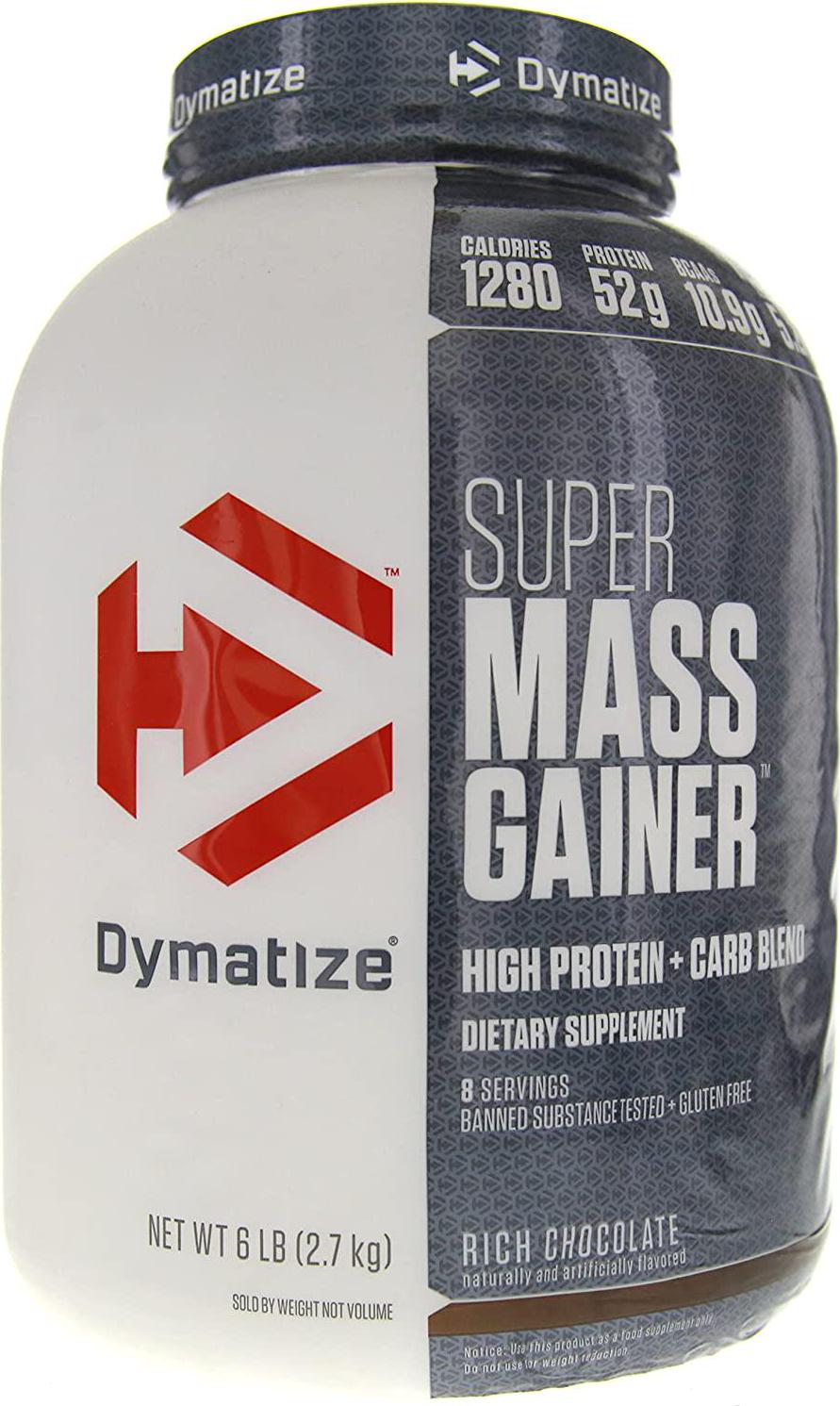 Dymatize Super Mass Gainer - Rich Chocolate - (6lb) 2.722kg, 2.7, Rich Chocolate, 2.7 kilograms
