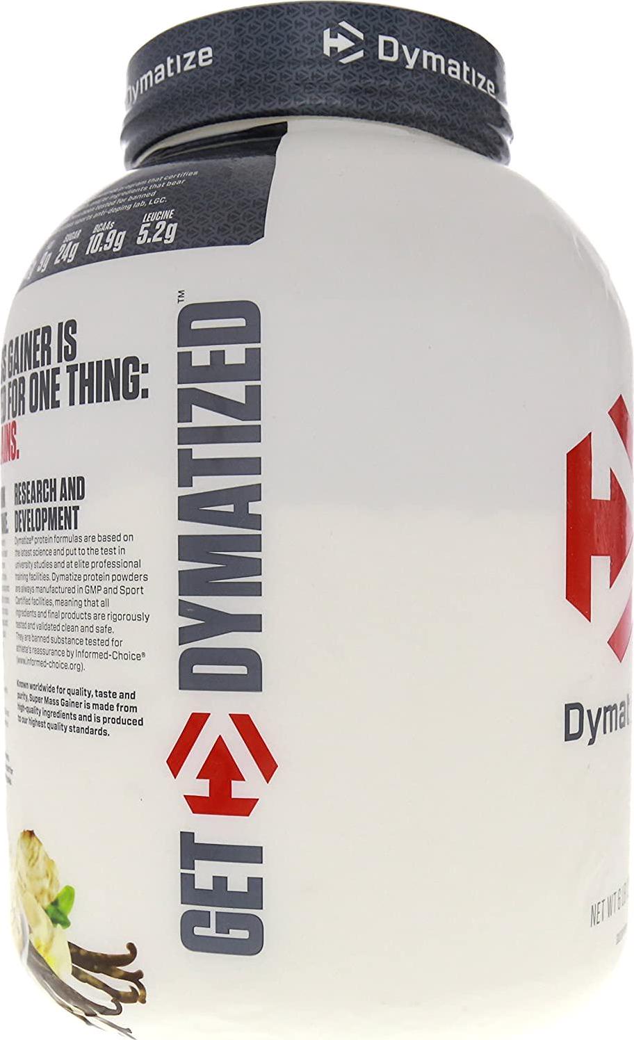 Dymatize Super Mass Gainer, Gourmet Vanilla, 6 Pound