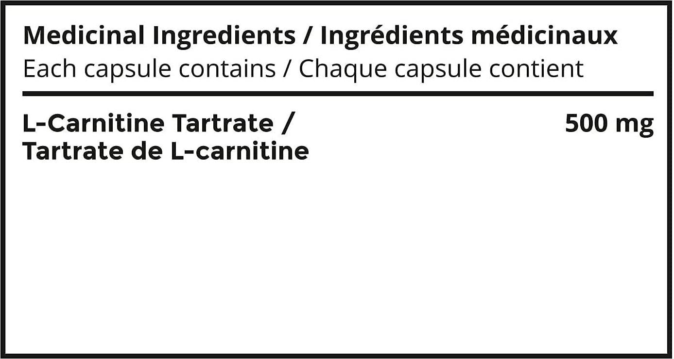 EBYSU L-Carnitine Tartrate - 180 Capsules 1000mg Max Strength Pure L Carnitine Supplement