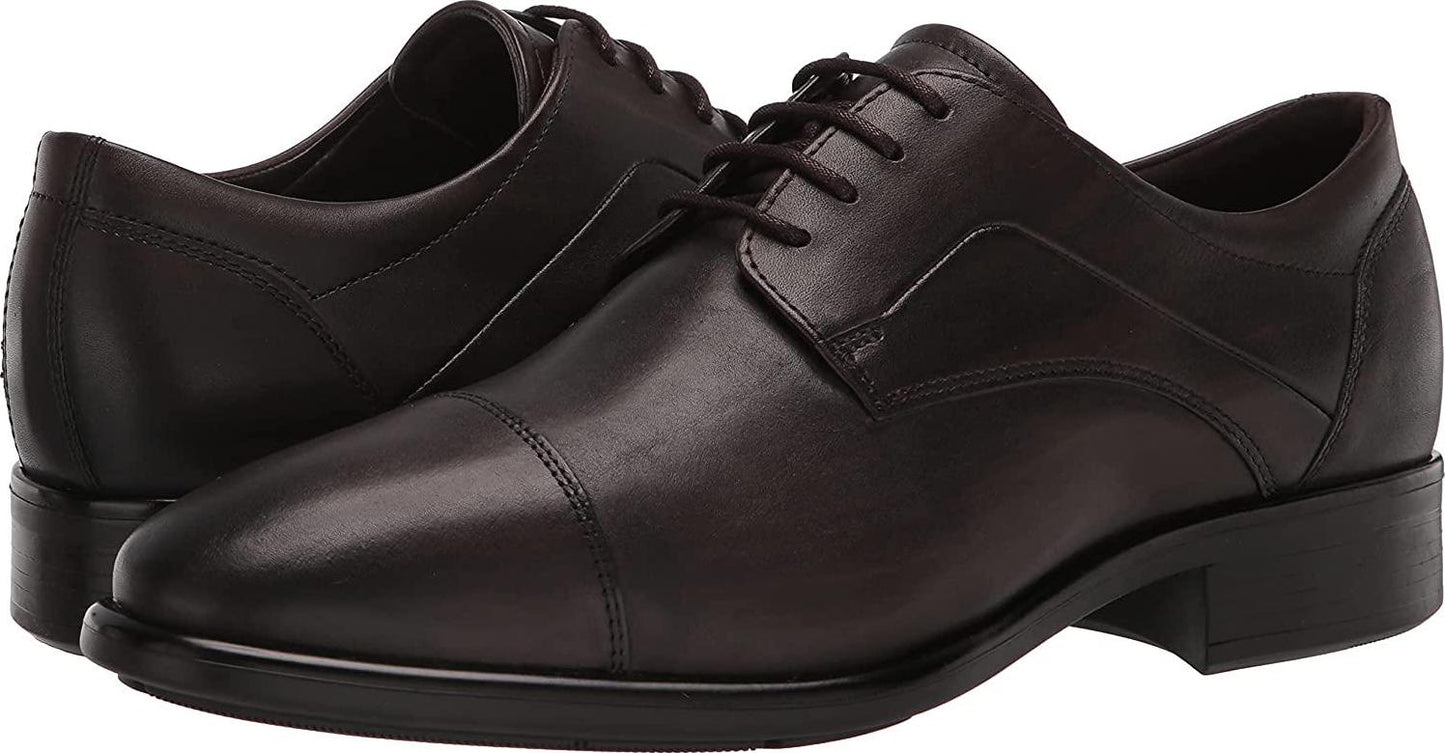 ECCO Men's Citytray Plus Luxe Cap Toe Oxford
