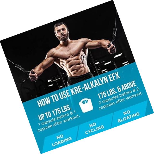 EFX Hyper-Kre Pre | PH Correct Creatine Monohydrate Preworkout Formula | Patented Formula, Gain Strength, Build Muscle and Enhance Performance | (120 Capsules)