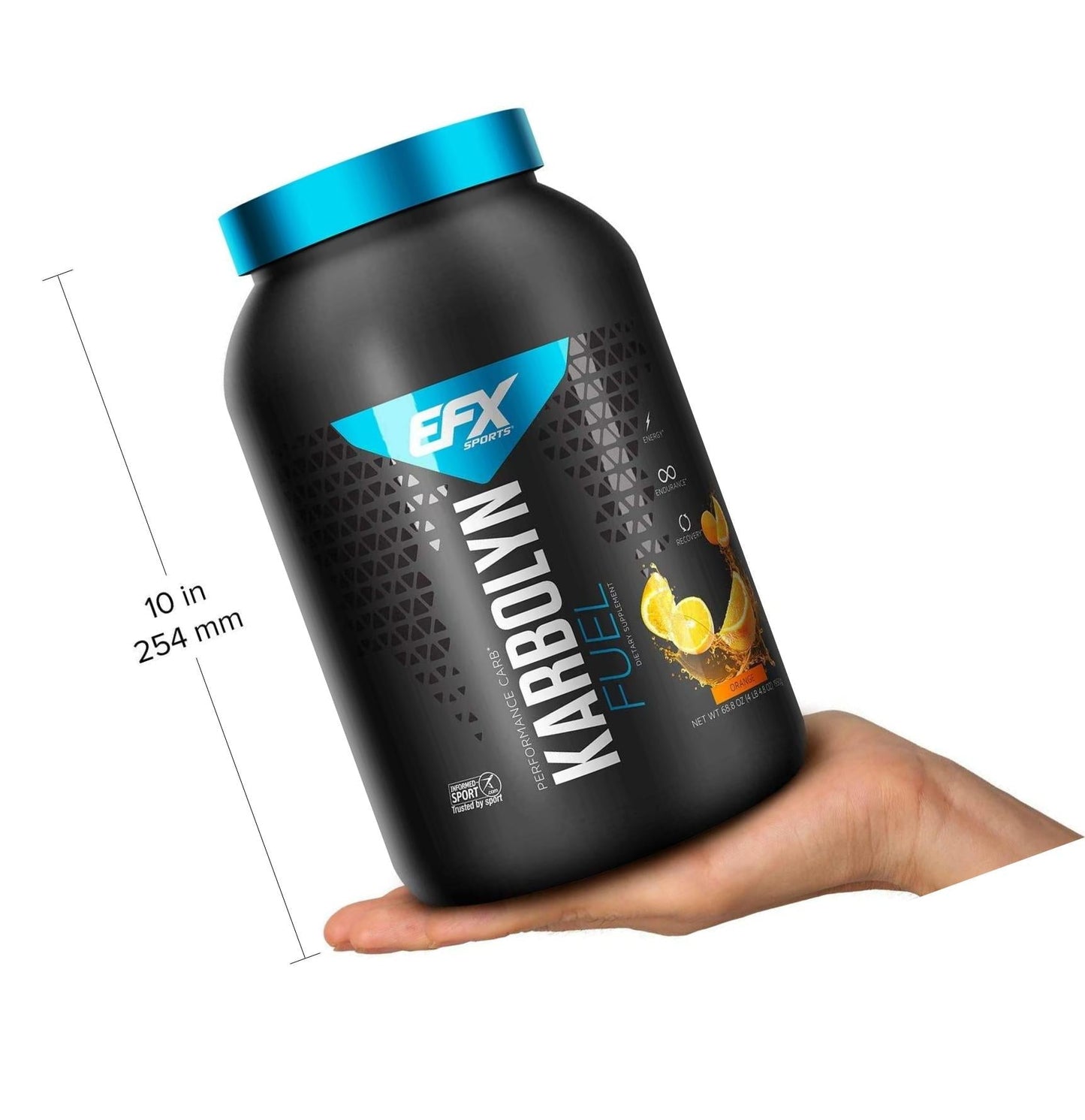 EFX Karbolyn Fuel Perormance Carb, Blue Razz Watermelon, 1.95kg