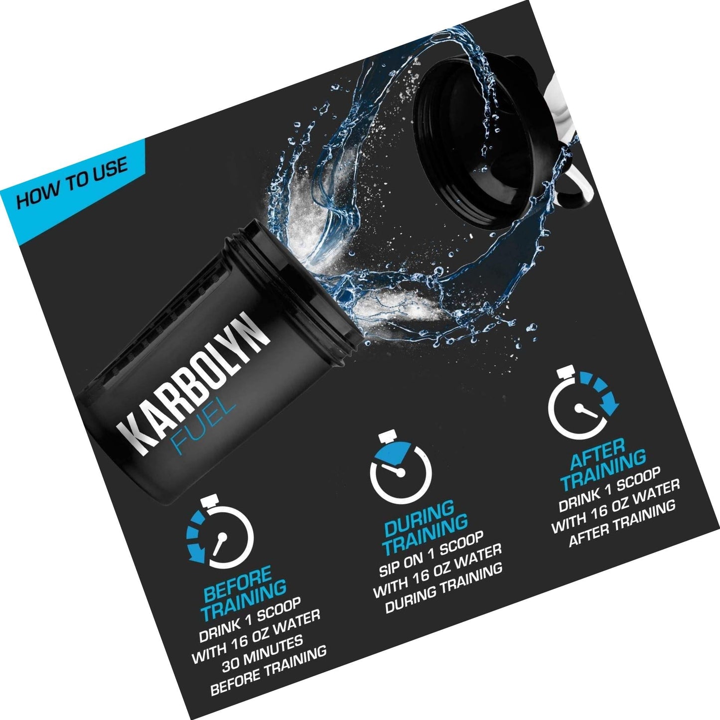 EFX Karbolyn Fuel Perormance Carb, Blue Razz Watermelon, 1.95kg