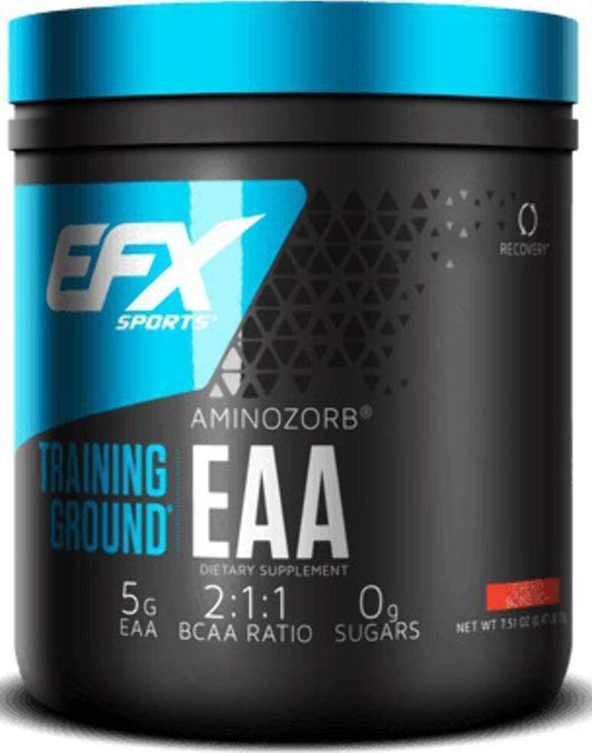EFX Sports Training Ground Aminozorb Essential Amino Acid Georgia Peach Powder, Georgia Peach, 213 grams
