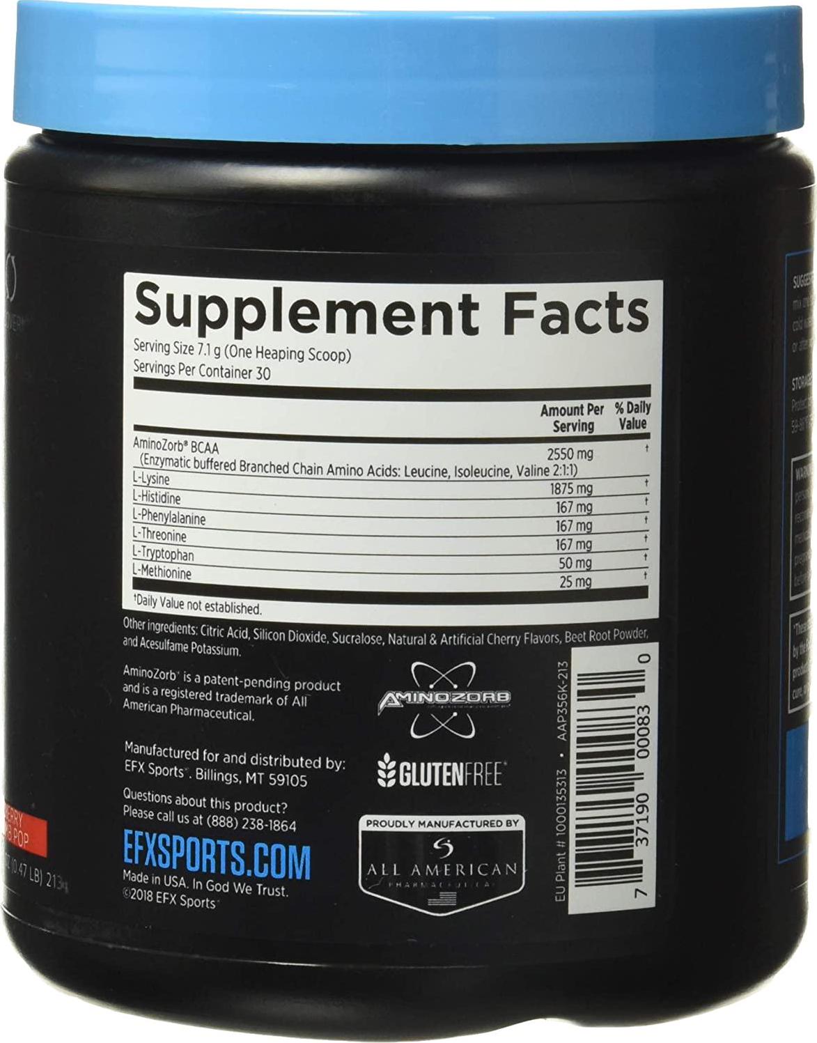 EFX Sports Training Ground EAA AMINOZORB (Cherry Bomb)