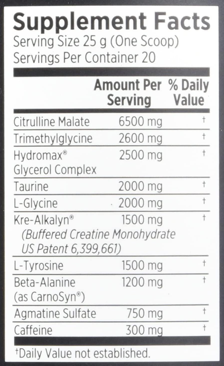 EFX Sports Training Ground PRE Pre-Workout, Blueberry, 500g