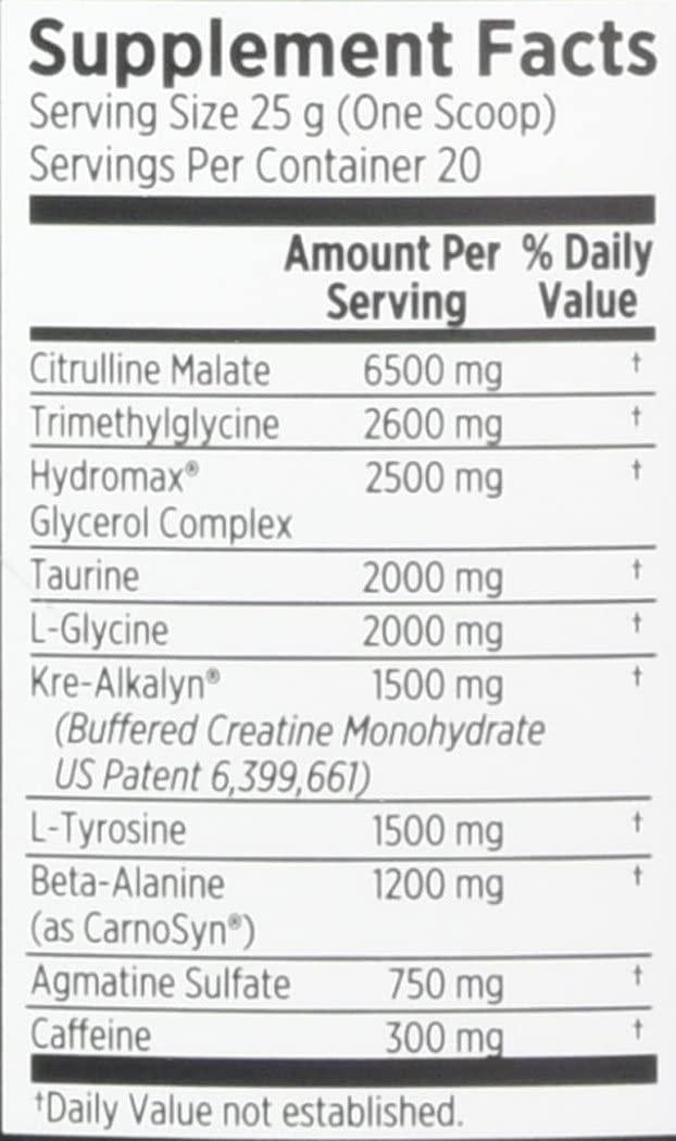 EFX Sports Training Ground Pre Workout Powder, Orange Mango, 500 Gram