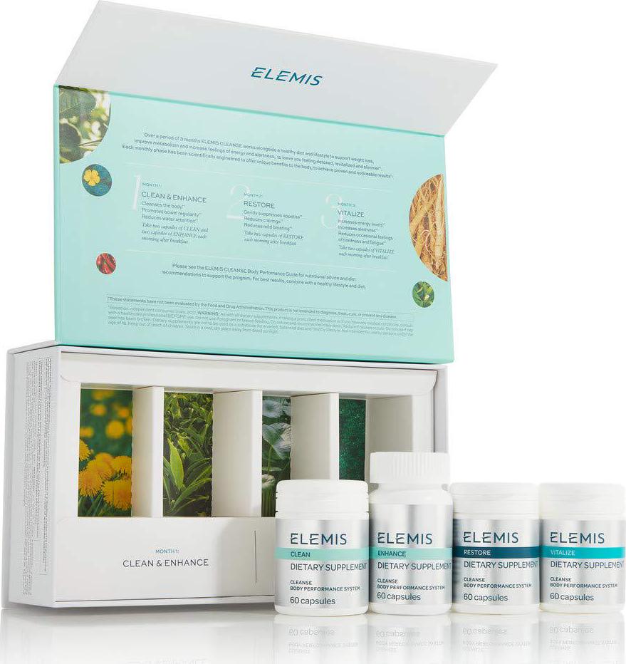 ELEMIS Cleanse* Body Performance System, Dietary Supplements