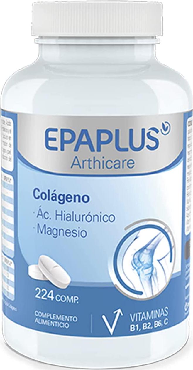 EPAPLUS ARTHICARE Collagen + Hyaluronic + Magnesium 224 Tablets - Health Care - Nutritious Supplement - Helps The Function of Bones and Muscles - Helps with Tiredness and Fatigue - with Vitamins