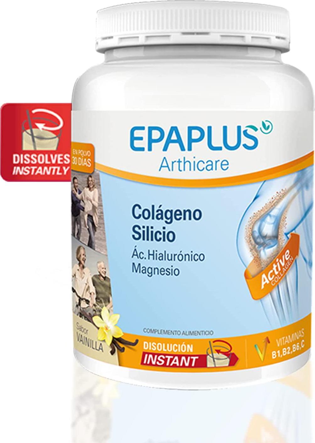 EPAPLUS ARTHICARE Collagen+Silicium+Hyaluronic+Magnesium Powder. Vanilla Flavor Gift For Treatment Your Skin