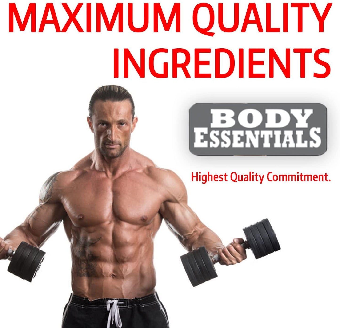 EPICATECHIN - 60 Capsules 300mg Per Serving by Body Essentials Maximize Muscle Growth Increase Protein Synthesis, Gains, Lean Muscle Increase Strength and Decrease Body Fat