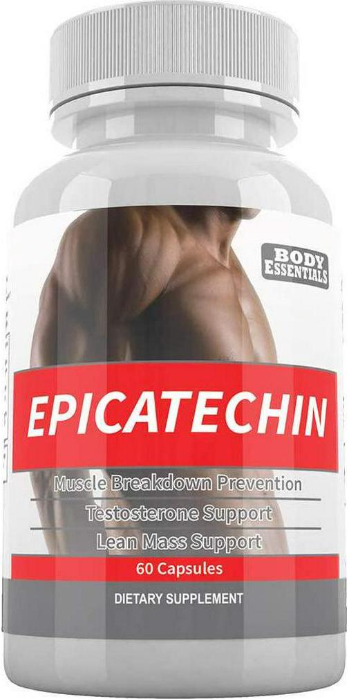 EPICATECHIN - 60 Capsules 300mg Per Serving by Body Essentials Maximize Muscle Growth Increase Protein Synthesis, Gains, Lean Muscle Increase Strength and Decrease Body Fat