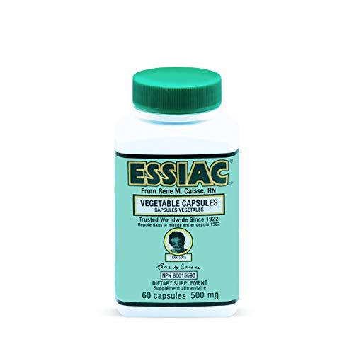 ESSIAC All-Natural Herbal Extract Capsules 60 capsules | Powerful Antioxidant Blend to Help Promote Overall Health and Well-being | Original Formula since 1922