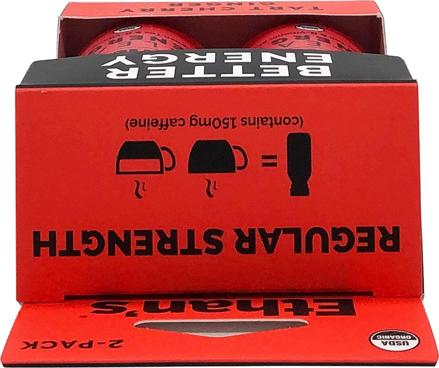 ETHANS Organic Tart Cherry Ginger Energy Shot Duo, 2 FZ