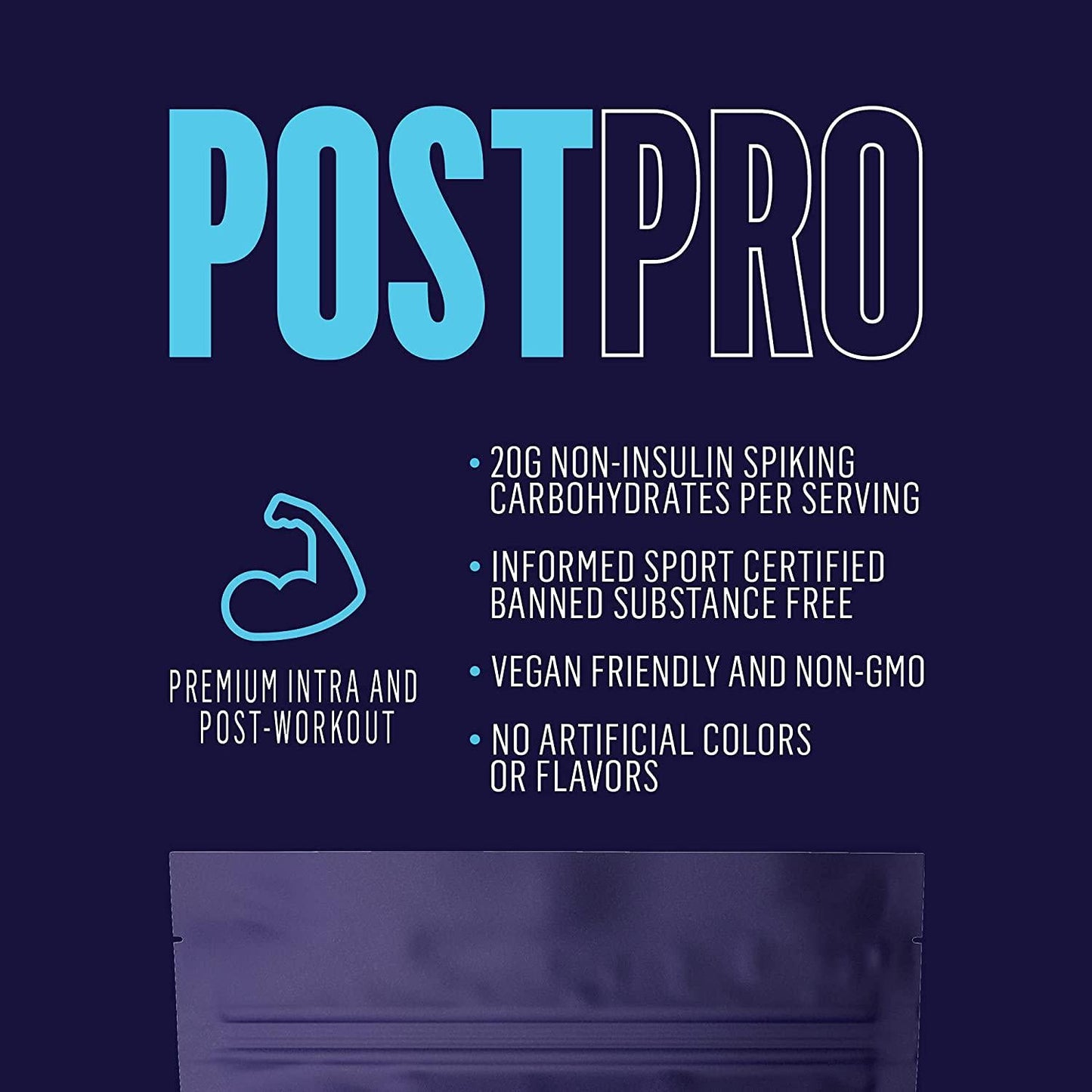 EVERTRAIN Post PRO - Premium Clean Post-Workout Powder with Natural Flavors and Colors - Recovery, Energy, and Muscle Building Supplement, 30 Servings (Strawberry)