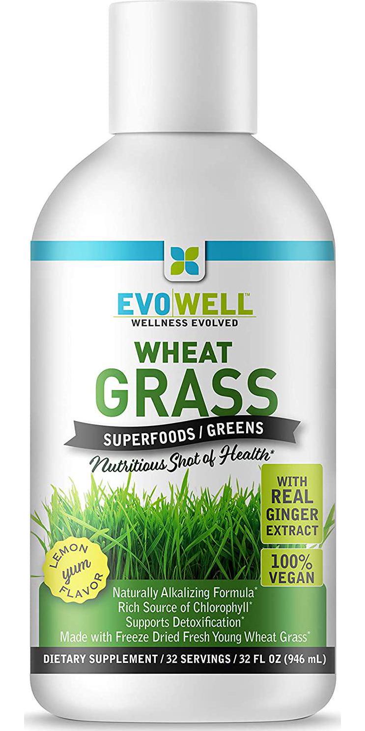 EVOWELL Wheat Grass, 32 Ounce