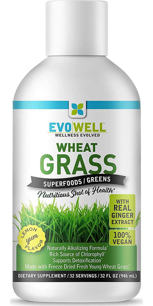 EVOWELL Wheat Grass, 32 Ounce