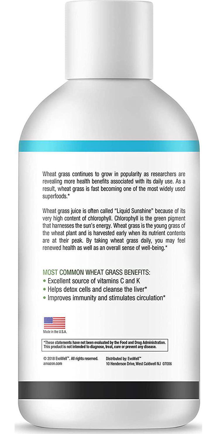 EVOWELL Wheat Grass, 32 Ounce