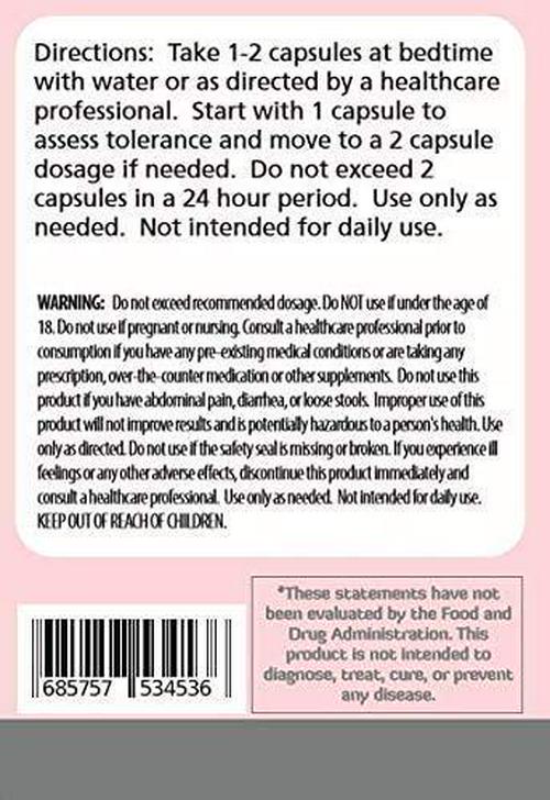 EZ Move Constipation Relief, Cleanse for Weight Loss Support, Detox and Colon Cleanse, Cascara Sagrada, Senna Leaf, All Natural 60 Capsules