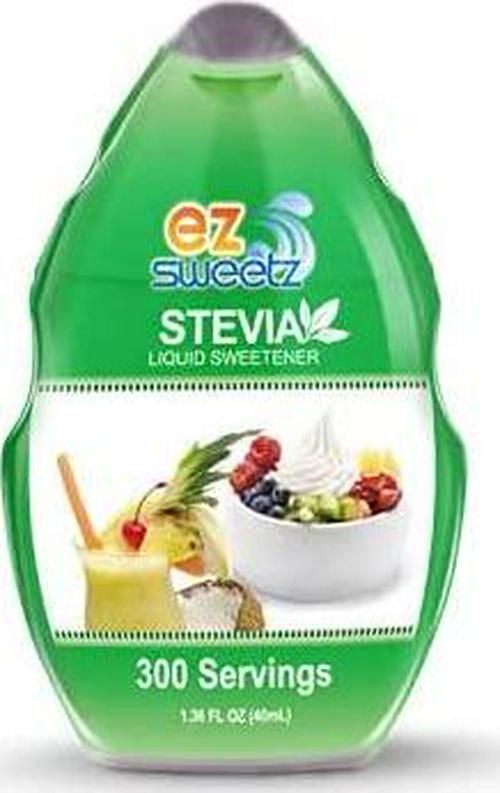EZ-Sweetz De-bittered Stevia (1.36oz - Liquid Sweetener 300 Servings/Bottle)