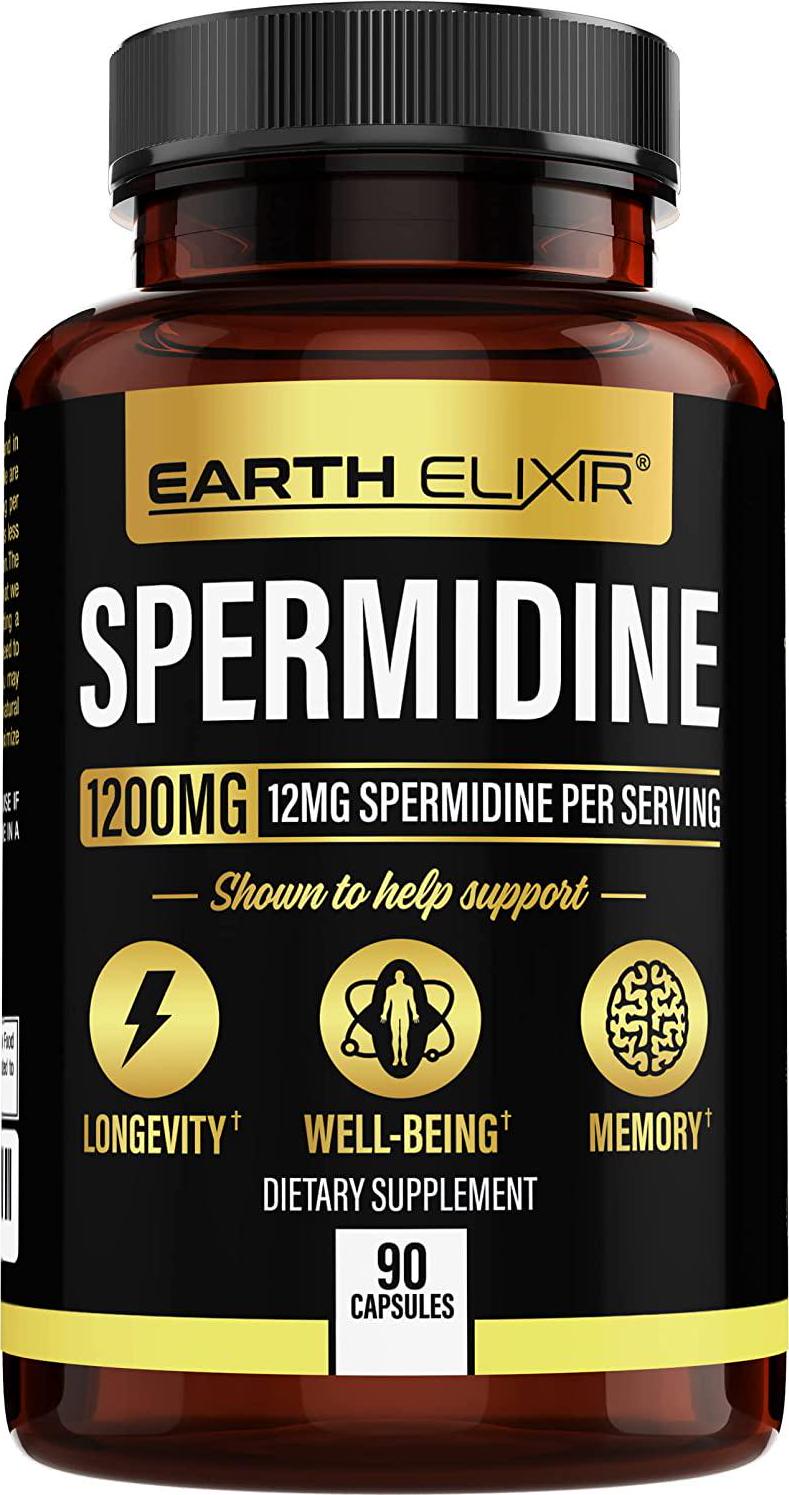 Earth Elixir idine 1200mg (90 Capsules) 3 Month Supply Wheat Germ Extract Zero Fillers - Gluten Free - Non-GMO Vegan Capsules idine Supplements
