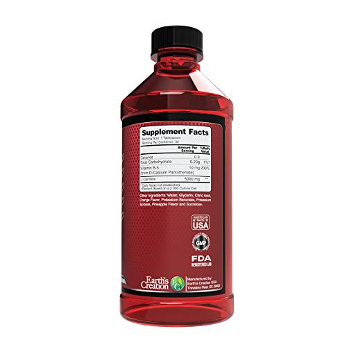 Earth's Creation Liquid Carnitine 5000 with CLA Bundle