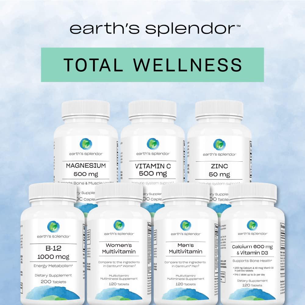 Earth's Splendor Zinc 50 Mg, White