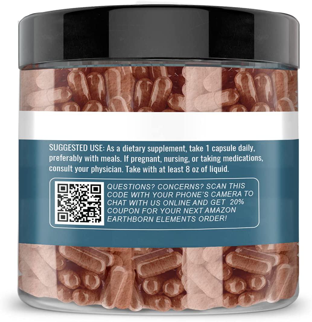 Earthborn Elements Cat's Claw Bark (200 Capsules) Traditional South American Herb