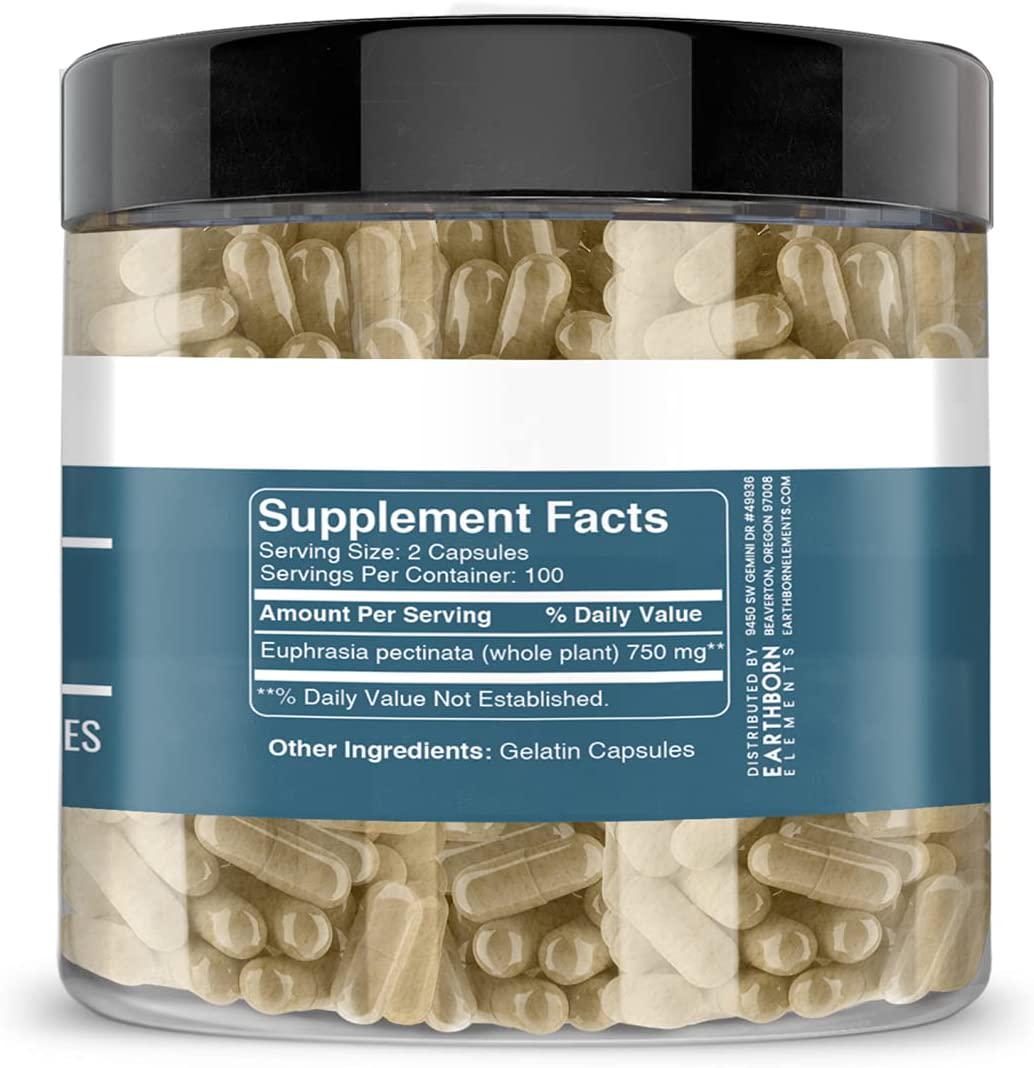 Earthborn Elements Eyebright (200 Capsules), Eye Health, Anti-Inflammatory*