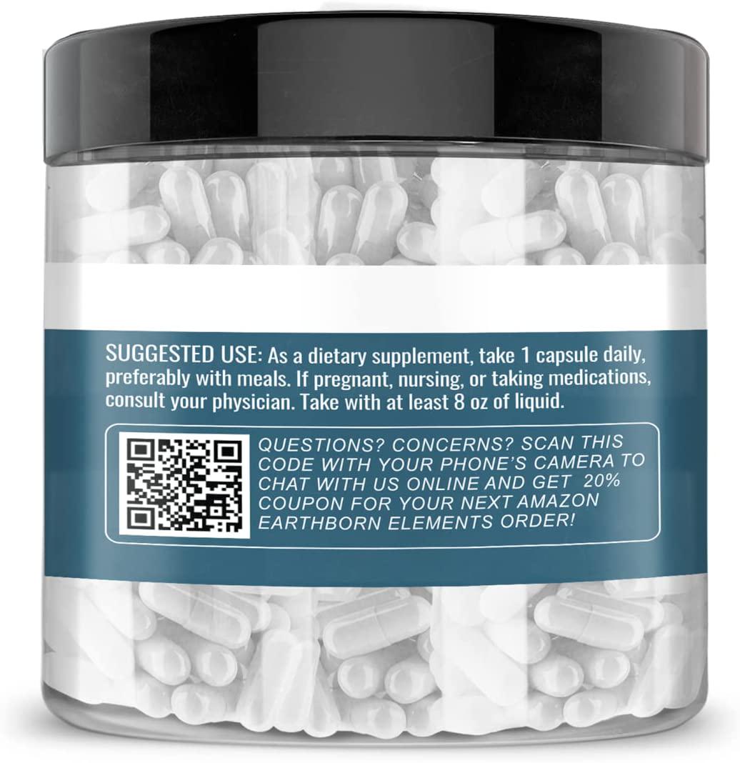 Earthborn Elements L-Histidine (200 Capsules) Essential Amino Acid Capsules